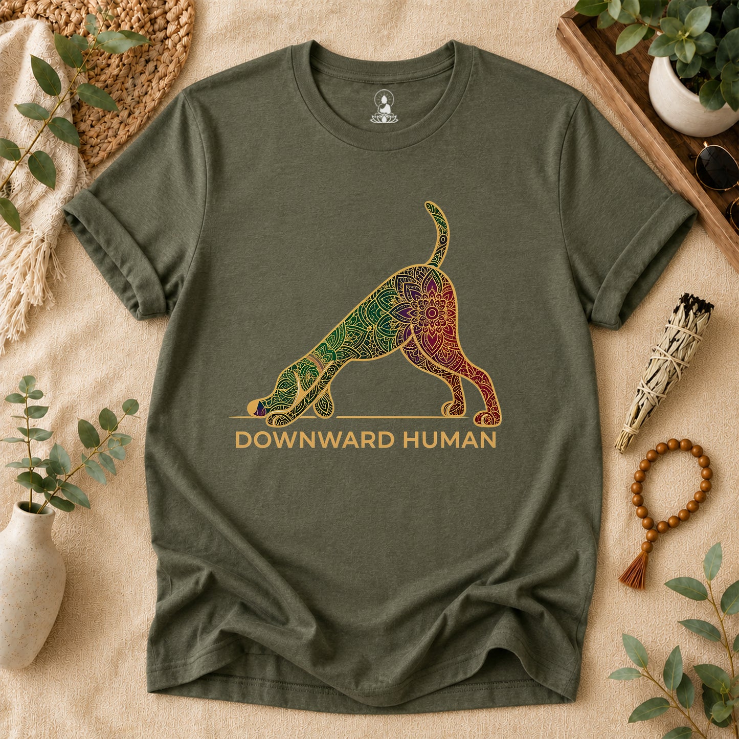 Downward Human Yoga Tee