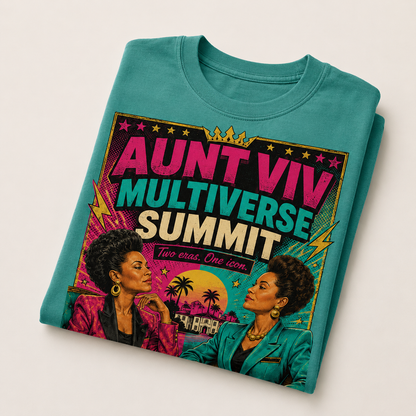 Aunt Viv Multiverse Summit Oversized Unisex Graphic Tee