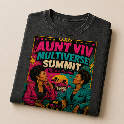 Aunt Viv Multiverse Summit Oversized Unisex Graphic Tee
